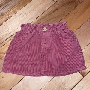 Zara Corduroy Skirt